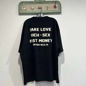 Homme + Femme hotel Beverly Hills T-shirt short sleeve black crewneck XXL men’s